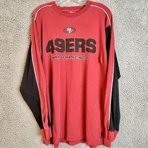Vintage 90s San Francisco 49ers NFL long sleeve Shirt Mens Size Large Football